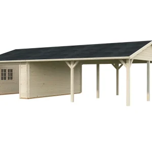 Nur Für Kurze Zeit Holzgarage Roger 19,0+33,2 m² ISO