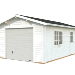 Holzgarage Roger 19,0 m² ISO Top-Preis