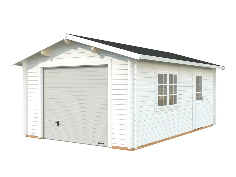 Holzgarage Roger 19,0 m² ISO Top-Preis