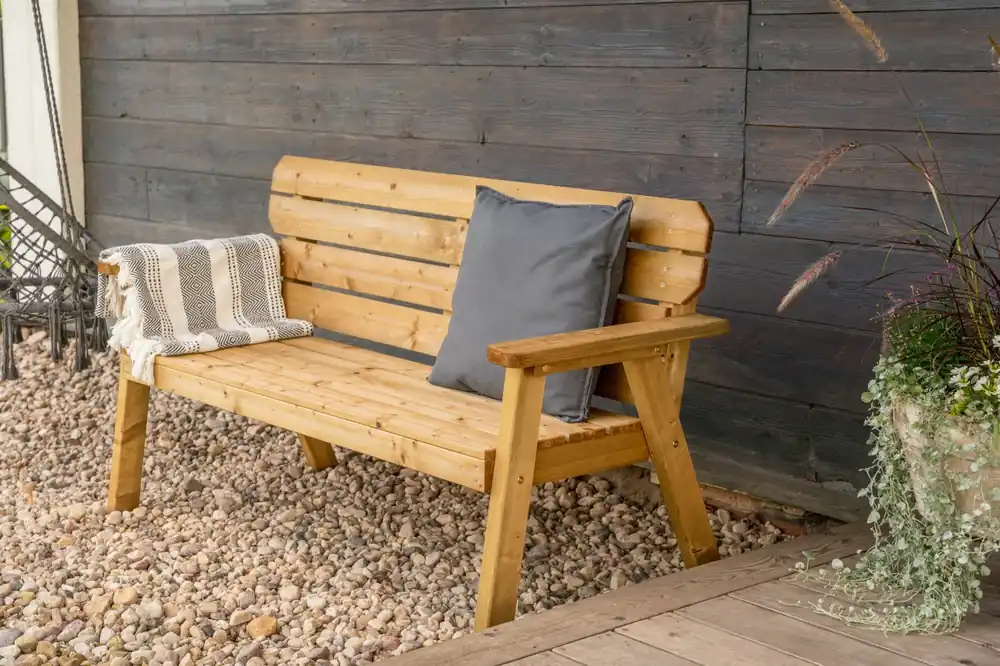 Online Kaufen Massive Gartenbank Hampton als 2-Sitzer oder 3-Sitzer