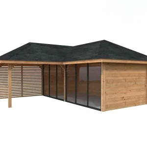 Pavillon Bianca 24,9 m² SET Slide 213 / 513 Connect Sichere Zahlung