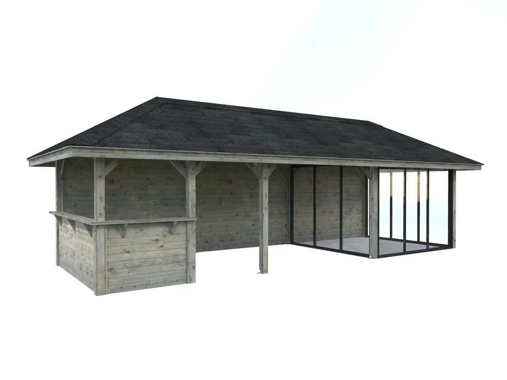 Pavillon Bianca 24,9 m² SET Slide 216 / 516 Connect Neu Im Sortiment