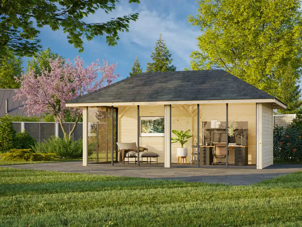 Pavillon Bianca 16,6 m² SET Slide 202 / 502 Connect Saisonangebot