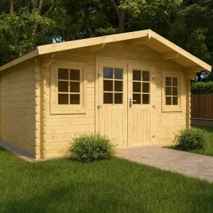 Gartenhaus Erfurt 3 ISO + Schindeln Sichere Zahlung