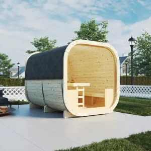 Billig Gartenfass Cube 280 Extra 5 - mit offener Front
