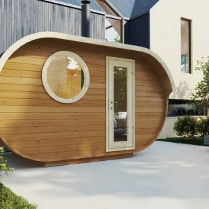 Saunafass Lumi aus Fichte oder Thermo-Holz Knallerangebot