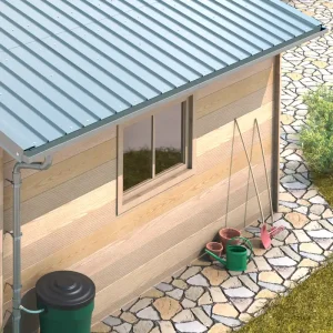 6,00 m Aluminium-Dachrinne für Satteldächer Sofort Bestellen