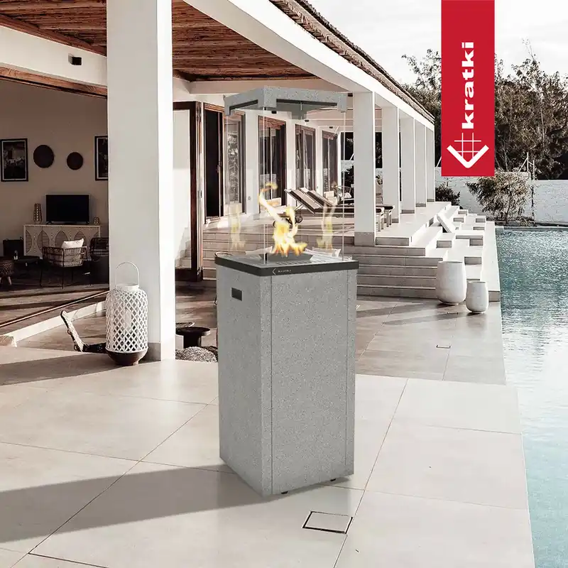 KRATKI Terrassenheizer Gas PATIO LIGHT 8,2 kW Propan Ausverkauf