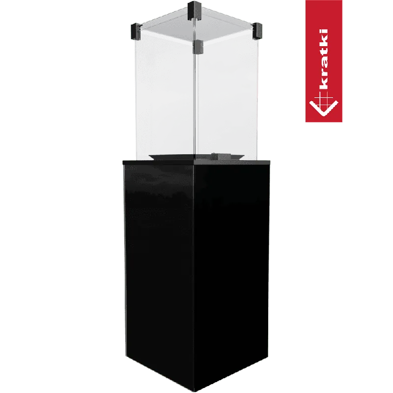 KRATKI Terrassenheizer Patio Glas - manuell oder Fernsteuerung Versand Am Gleichen Tag