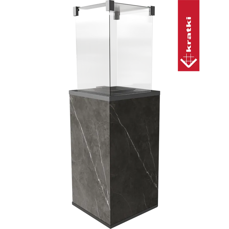 KRATKI Terrassenheizer Patio Glas - manuell oder Fernsteuerung Sichere Zahlung