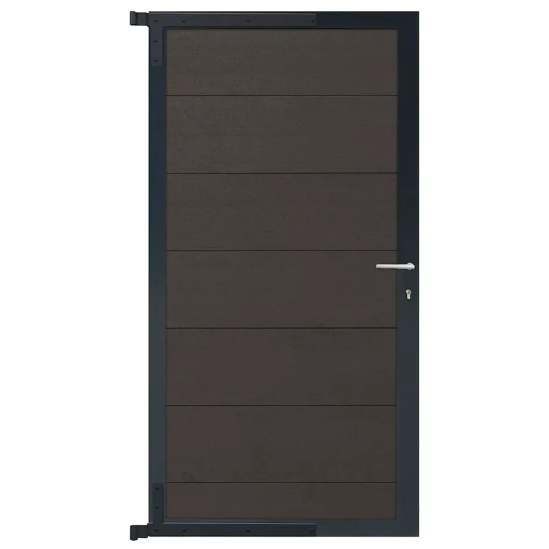 WPC Steckzaun Tor Ameland - ca. 90 x 175 cm | V-Line Knallerangebot