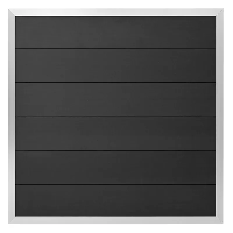 Must-Have WPC Rahmenzaun Bausatz Classico 180x180 cm | V-Line