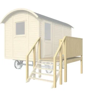Zirkuswagen Veranda für Seiteneingang ohne Treppe Online Kaufen