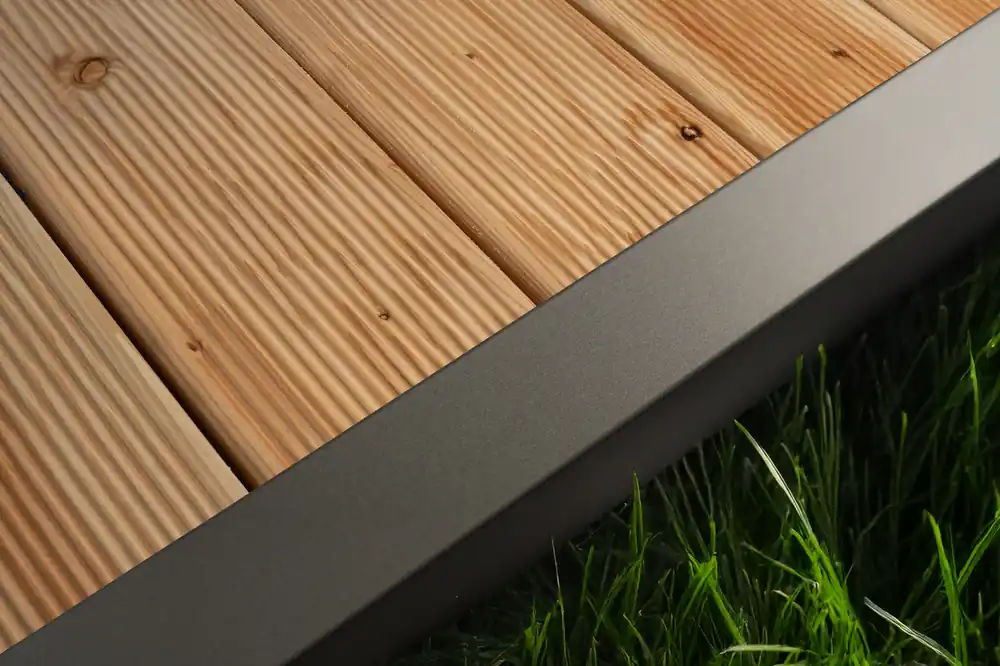 Echt Aluminum-Abschlusswinkel für Terrassendielen