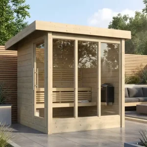 Saunahaus Anita 4,5 m² Neue Kollektion