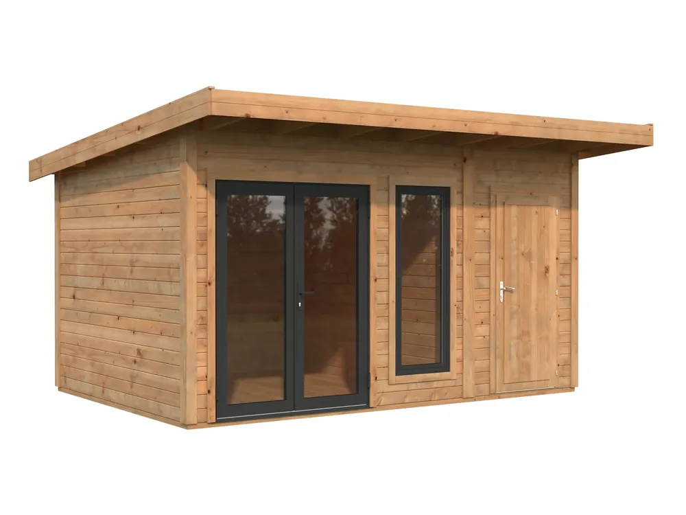 Mega-Angebot 2 Raum Gartenhaus Aurelia 12,4 m² ISO