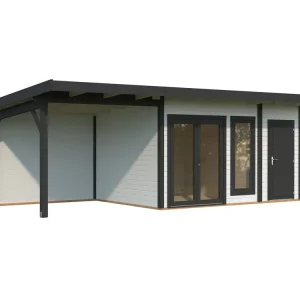 2 Raum Gartenhaus Aurelia 12,4 m² + 7,9 m² ISO Mega-Angebot
