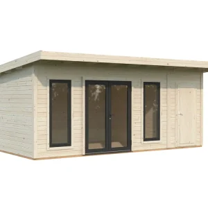 2 Raum Gartenhaus Aurelia 16,7 m² ISO Top-Preis