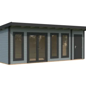 2 Raum Gartenhaus Aurelia 19,2 m² ISO Heißes Angebot