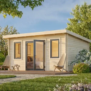 Zertifiziert Gartenhaus Lisandra 14,2 m² ISO