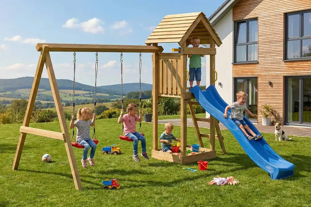 Rabatt Kinderspielturm Kidoo Play KDI