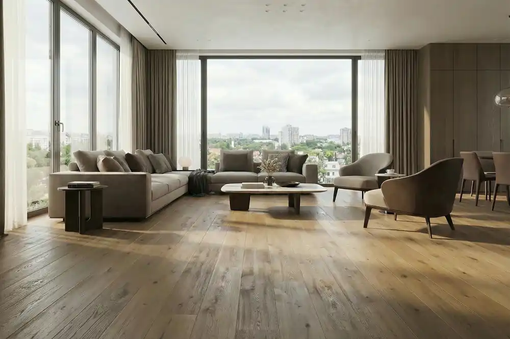 63 m² Klick-Fertigparkett Eiche Country Preiswert