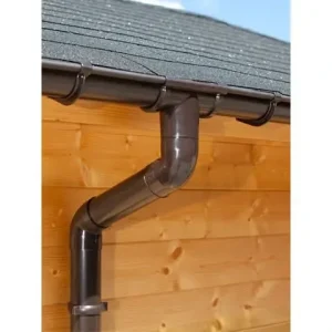 Dachrinnen-Komplettset PVC 78 mm - verschiedene Dachformen Top-Preis
