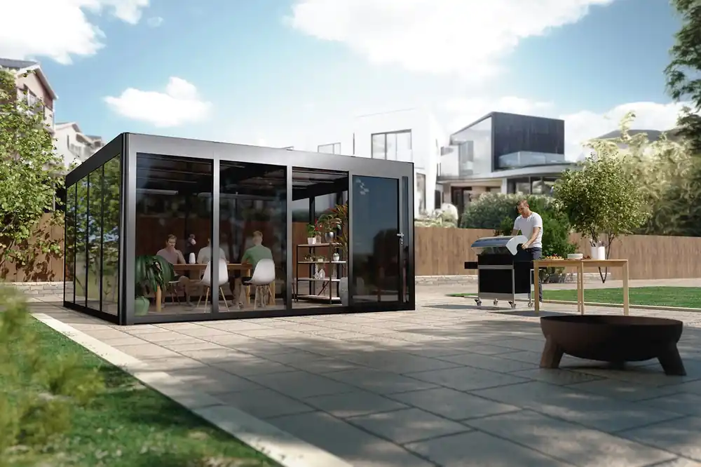 Top-Preis Aluminium Sommergarten - SunCasa Modern 5.4