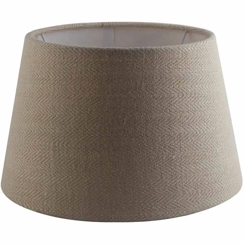 Markenware Lampenschirm Shallow Drum Herringbone
